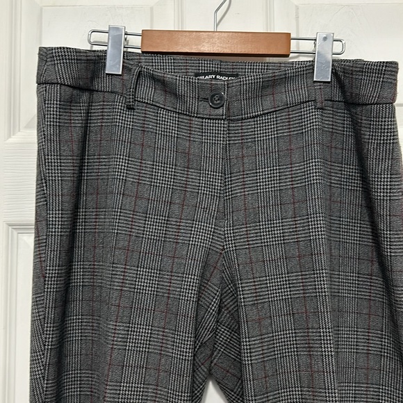 HILARY RADLEY stretch plaid trousers.  Size 12 - Picture 1 of 8